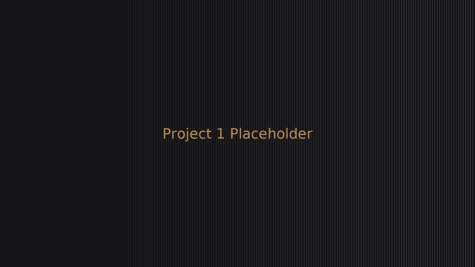 Project One
