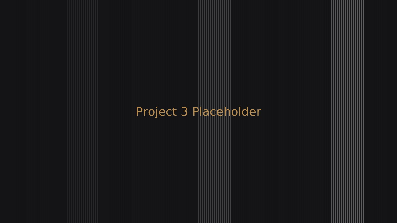 Project Three